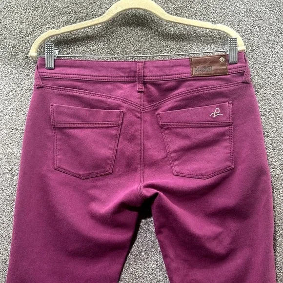 DL1961 Jeans Women 29 Pink Denim SAMANTHA Slim Straight Mid Rise Stretch Comfort - Picture 13 of 16